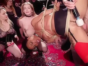 Masochistic Anal Sluts Love It All at the BDSM Ball - Maya Kendrick, Nikki Darling and Aiden Starr