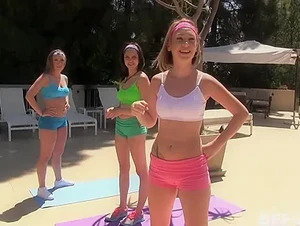 Harley Jade, Iggy Amore and Cadey Mercury - Yoga